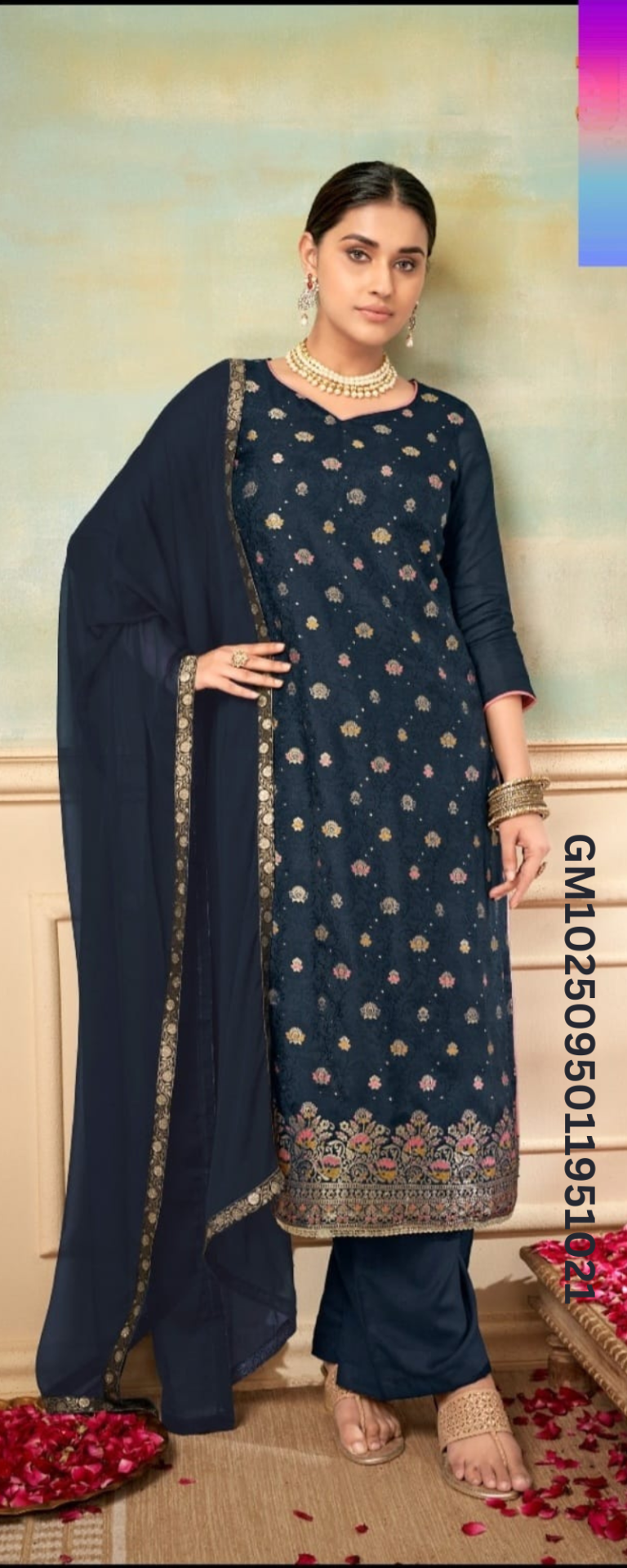 VARSHA 4 BLUE SUIT1021